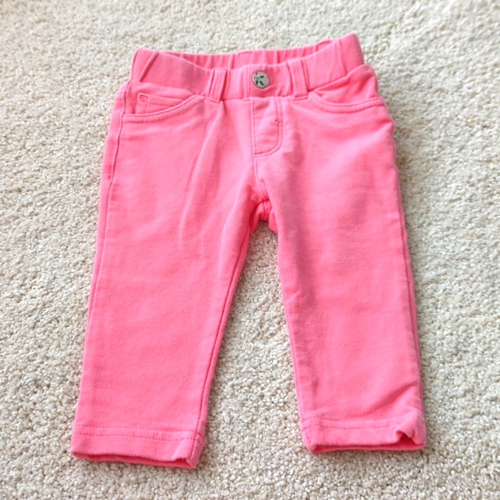 Mayoral salmon color leggings Size 6 months